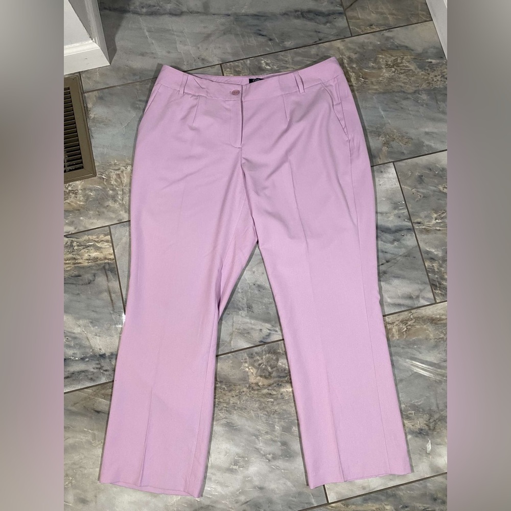 Size 18 wide light purple chadwick of Boston dress pants